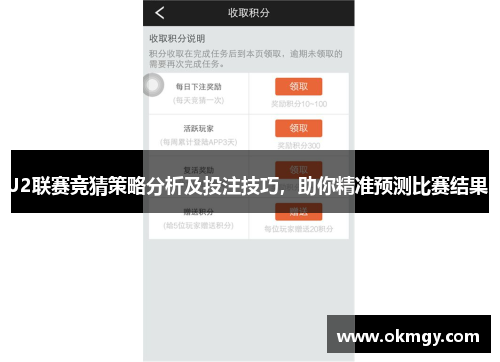 J2联赛竞猜策略分析及投注技巧，助你精准预测比赛结果